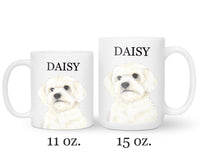 Personalized Bichon Ceramic Mug