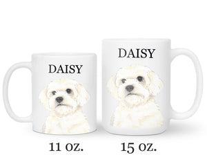 Personalized Bichon Ceramic Mug