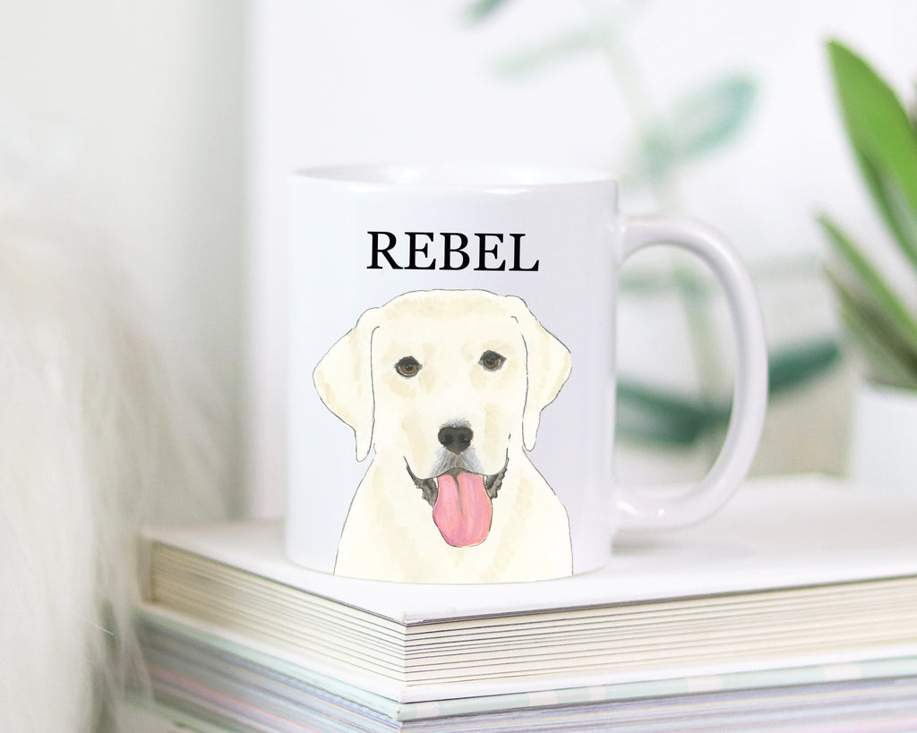 Personalized Labrador (White) Ceramic Mug