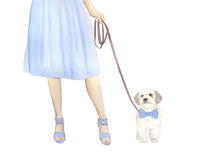 White Floof Walkin' Fine Art Print