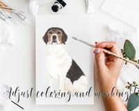 Custom Beagle Dog Mom Print