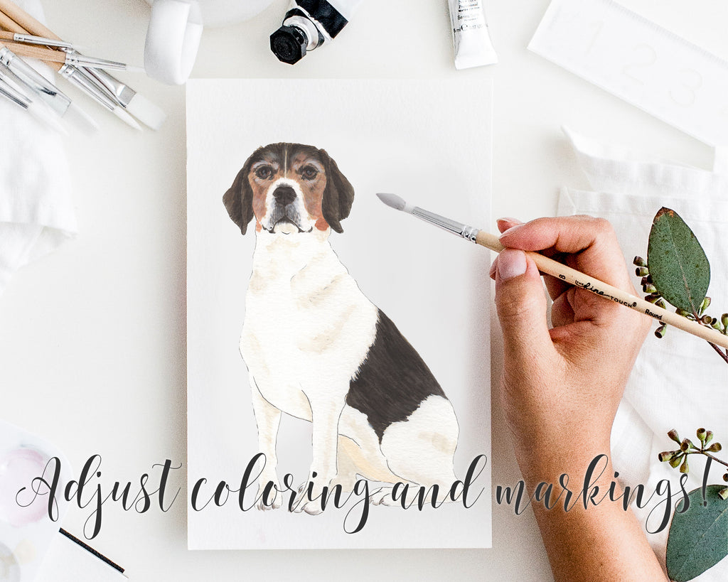 Personalized Beagle Fine Art Prints