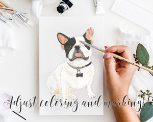 Custom French Bulldog (Masked) Dog Dad Fine Art Print