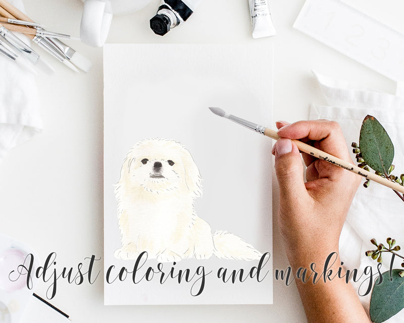 Personalized Pekingese Fine Art Prints