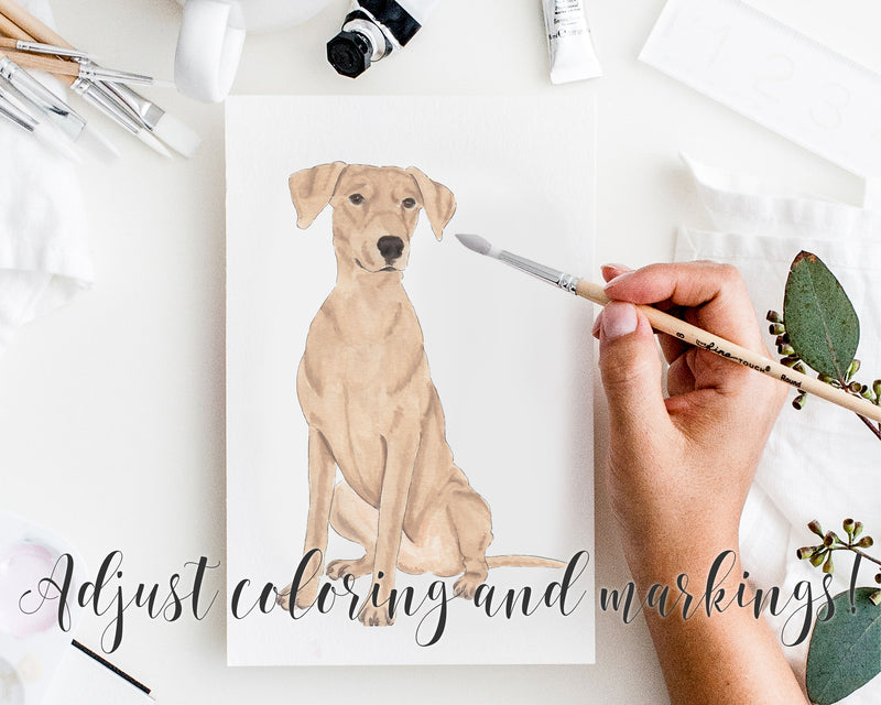 Custom German Pinscher Dog Mom Print