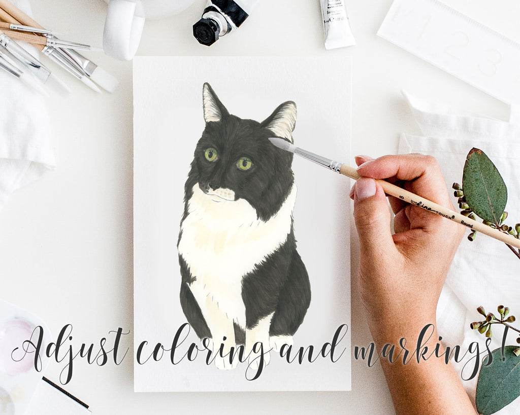Personalized Ragamuffin Cat (Black & White) Ceramic Mug