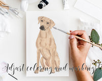 Custom Rhodesian Ridgeback Dog Mom Print