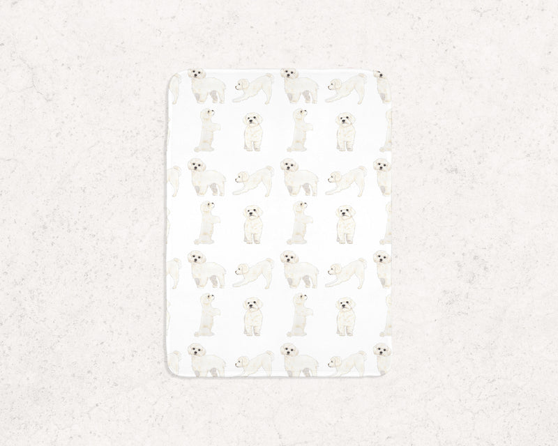 White Floof Fleece Baby Blanket