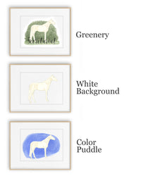 Personalized Horse Fine Art Prints