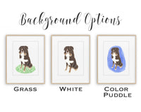 Personalized Basset Hound Fine Art Print