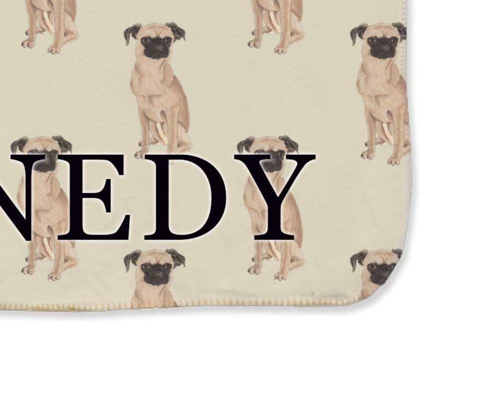 Brussels Griffon Sherpa Throw Blanket
