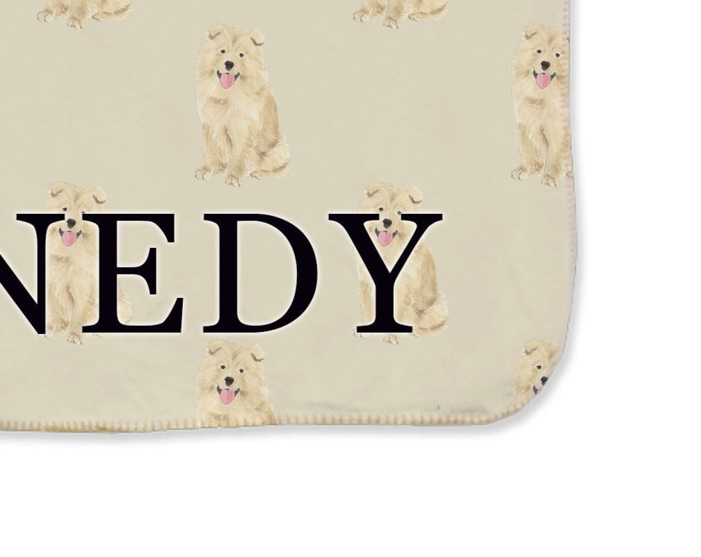 Chow Chow Sherpa Throw Blanket