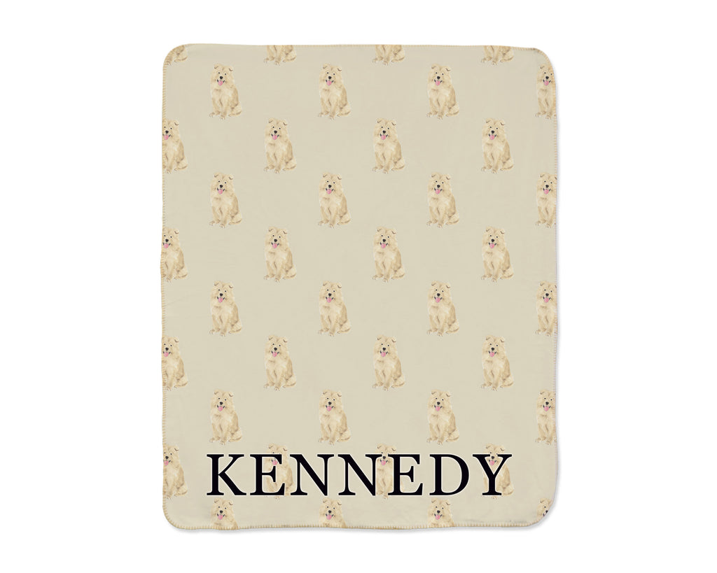 Chow Chow Sherpa Throw Blanket