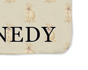 Chow Chow Sherpa Throw Blanket