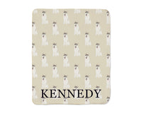 Husky Sherpa Throw Blanket