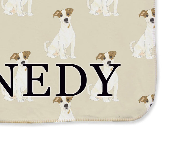 Jack Russell Terrier Sherpa Throw Blanket