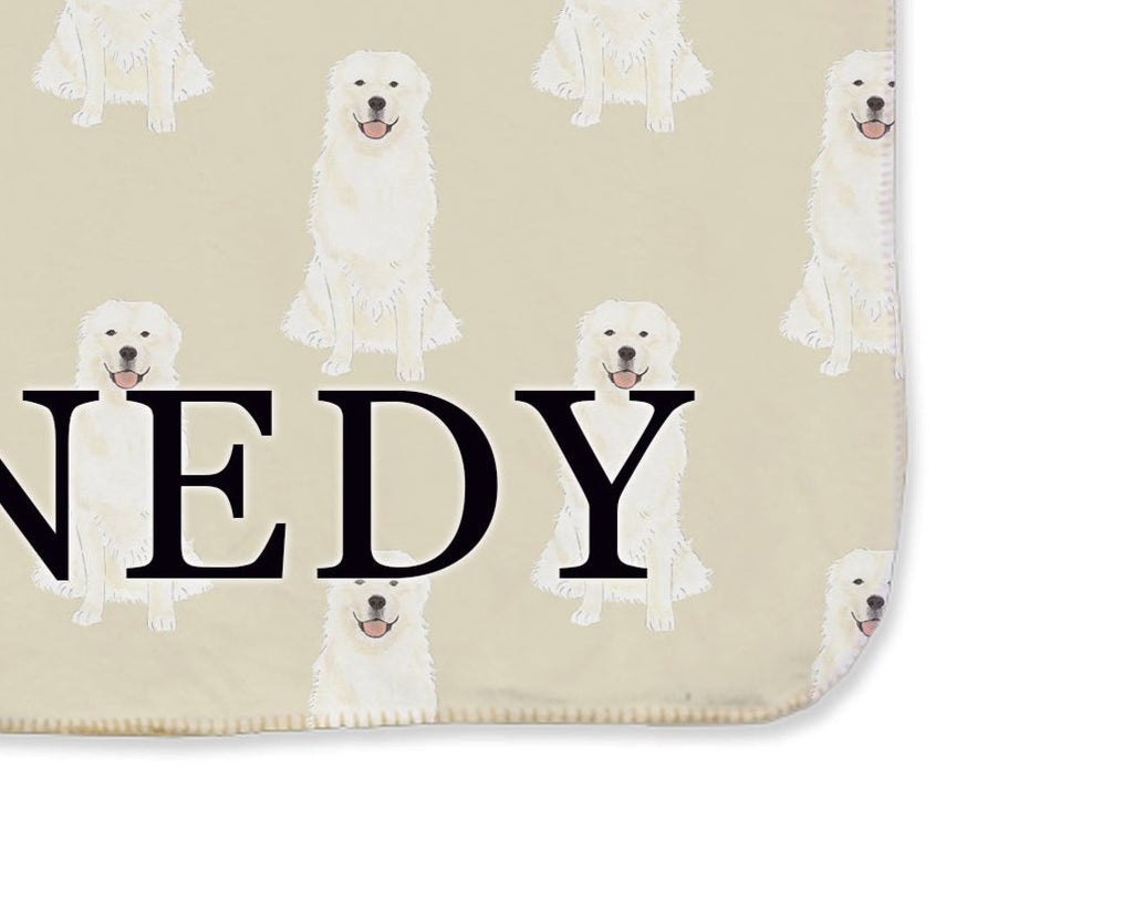 Great Pyrenees Sherpa Throw Blanket