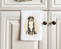 Personalized Bernese Mountain Dog Tea Towel (Set of 2)