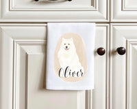 Personalized American Eskimo Tea Towel (Set of 2)