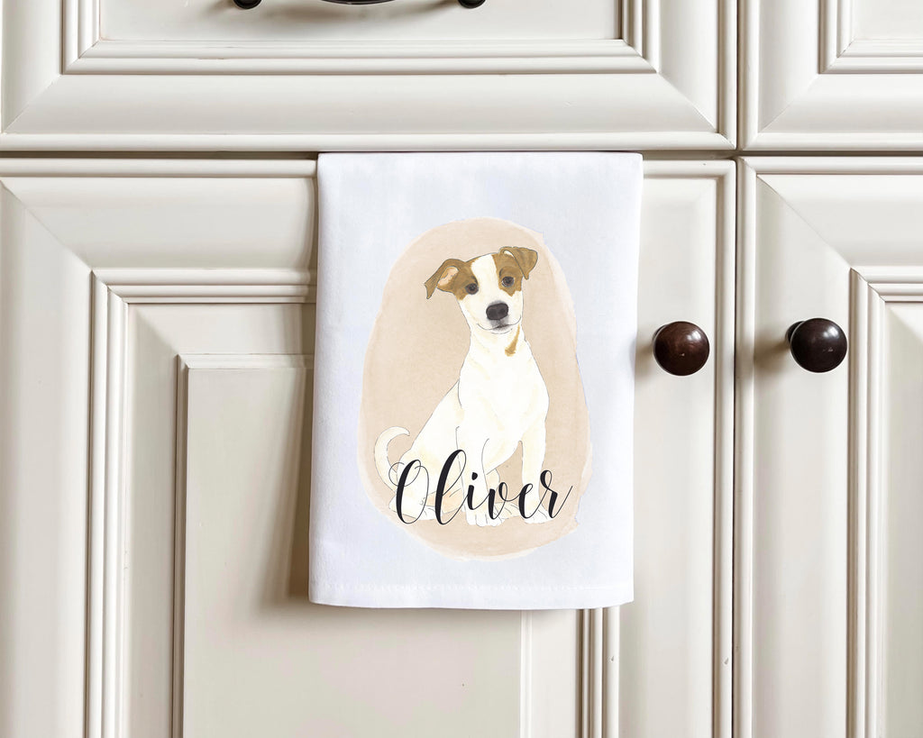 Personalized Jack Russell Terrier Tea Towel (Set of 2)