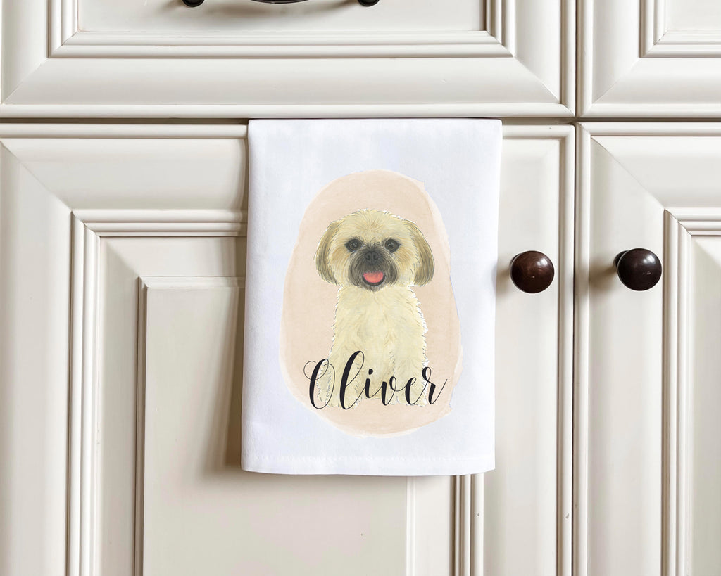 Personalized Shih Tzu (Golden) Tea Towel (Set of 2)