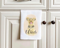 Personalized Yorkshire Terrier Tea Towel (Set of 2)