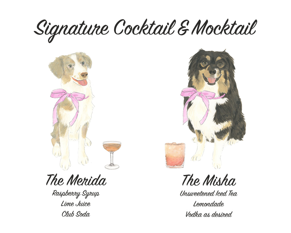 Signature Cocktail Bar Menu