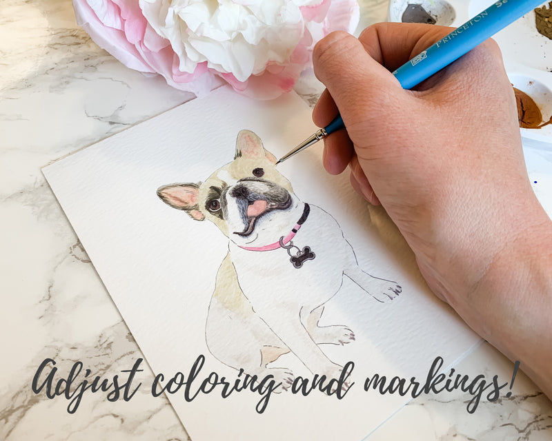 Masked French Bulldog Round Address Labels