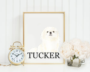 Personalized Pekingese Fine Art Prints