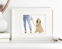 Custom Briard Dog Mom Print