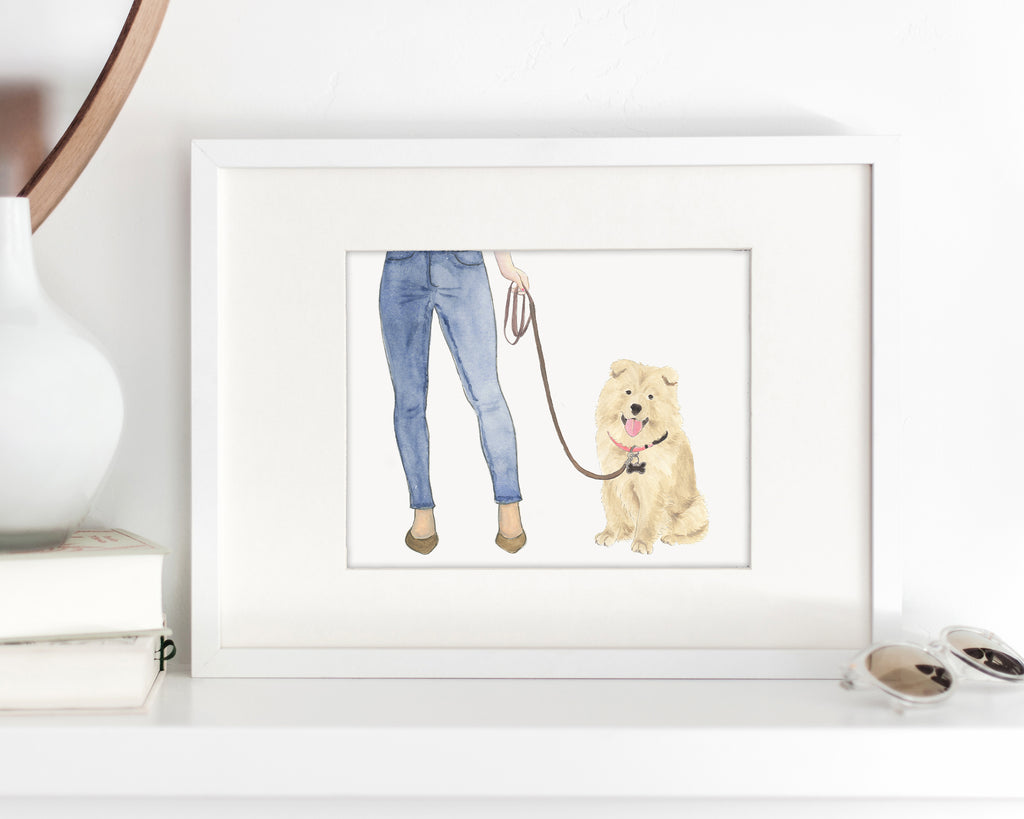 Custom Chow Chow Dog Mom Print
