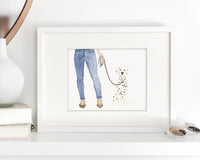 Custom Dalmatian Dog Mom Print