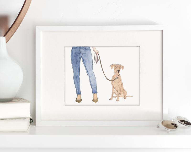 Custom German Pinscher Dog Mom Print