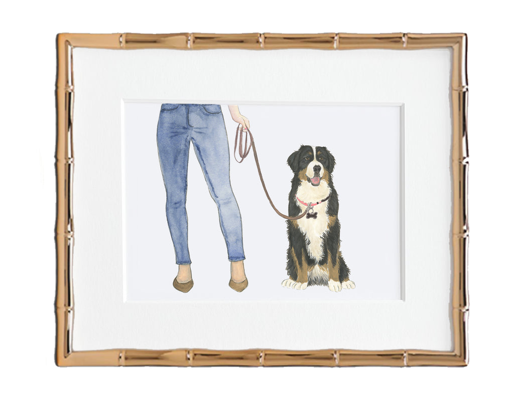 Custom Bernese Mountain Dog Mom Print