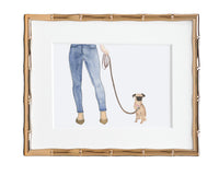 Custom Brussels Griffon Dog Mom Print