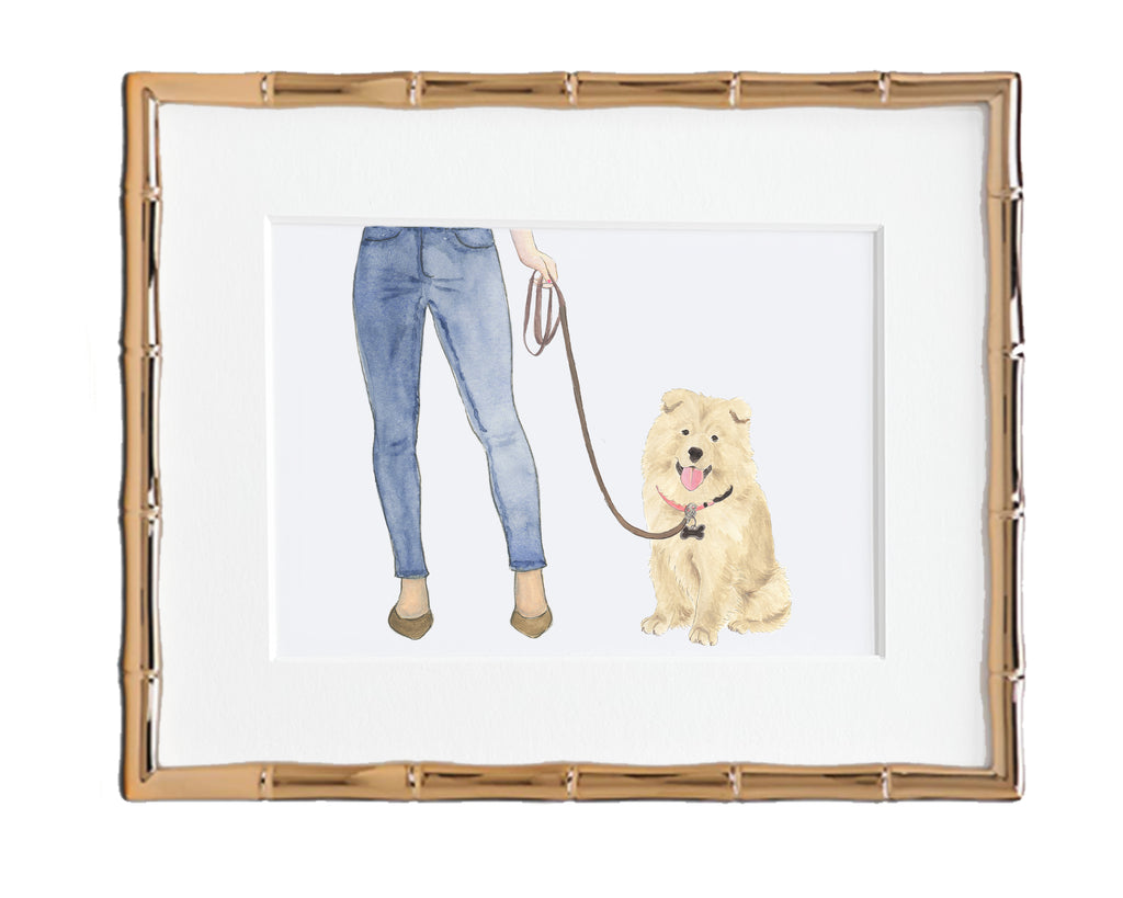 Custom Chow Chow Dog Mom Print