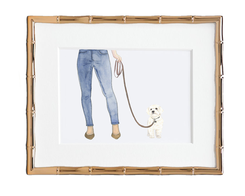 Custom Bichon Dog Mom Print