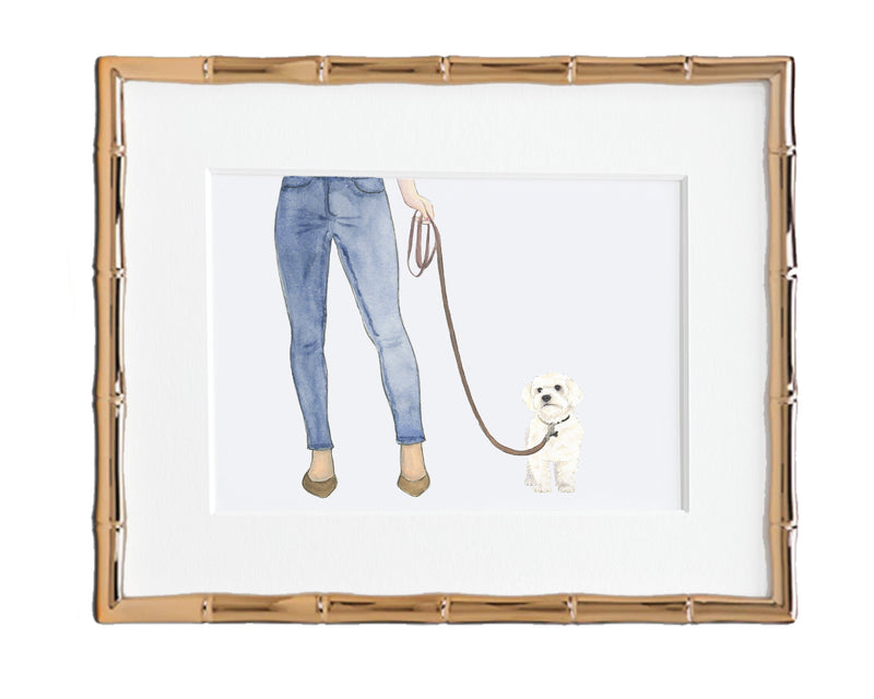 Custom Coton De Tulear Dog Mom Print