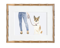 Custom Australian Cattledog Heeler (Red) Dog Mom Print