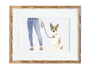 Custom Australian Cattledog Heeler (Red) Dog Mom Print