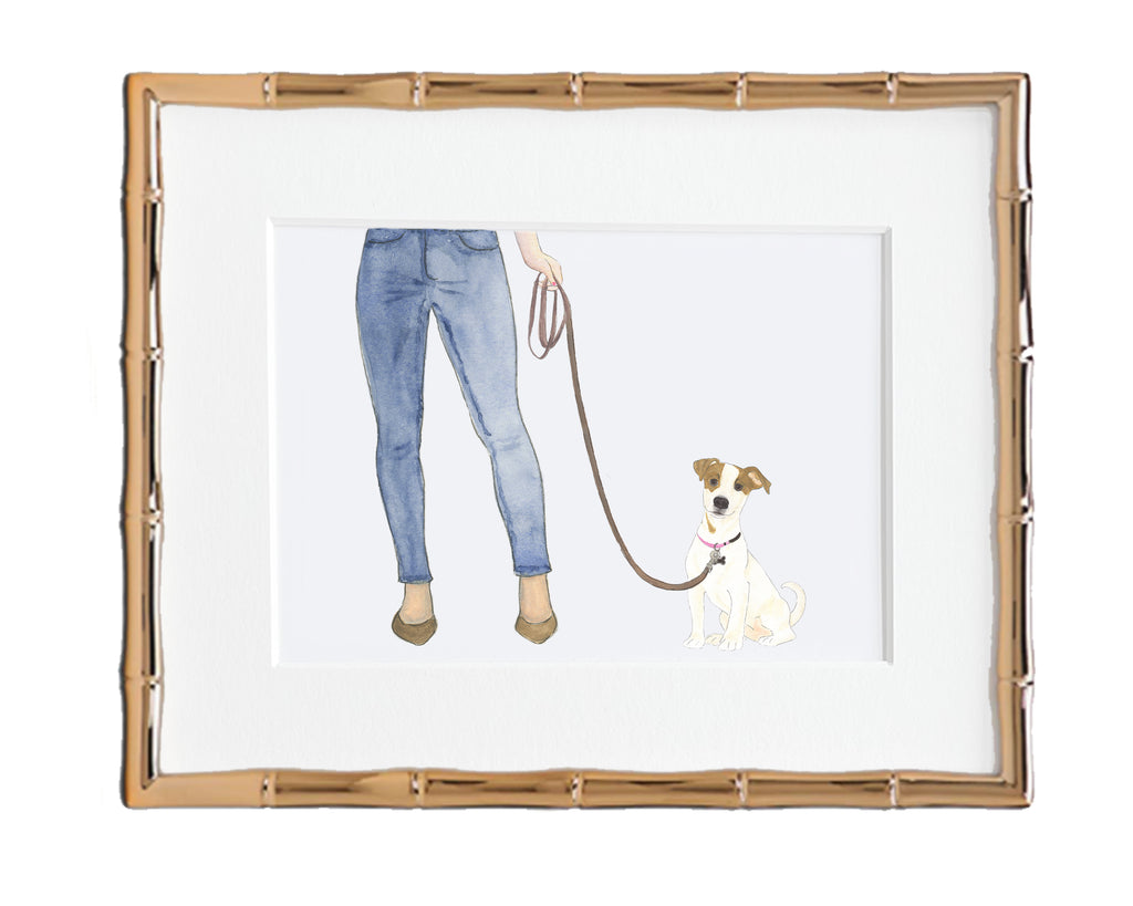 Custom Jack Russell Terrier Dog Mom Print
