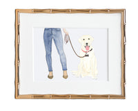 Custom Labrador (White) Dog Mom Print