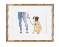 Custom Mastiff Dog Mom Print