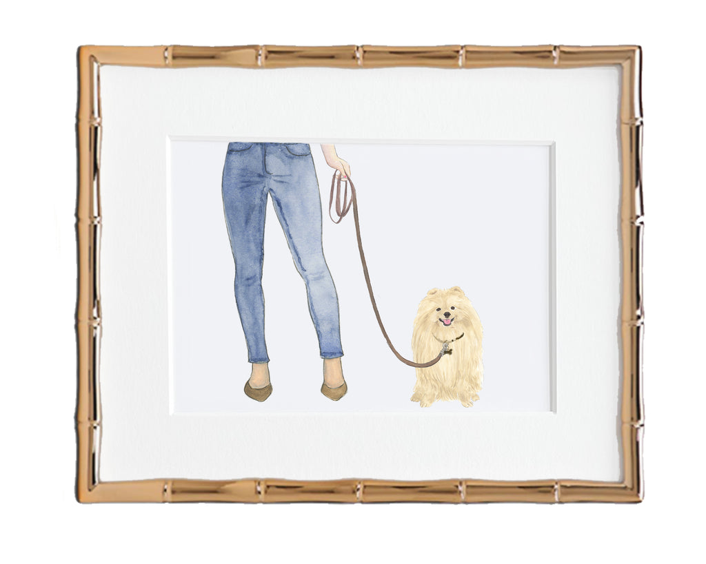 Custom Pomeranian Dog Mom Print