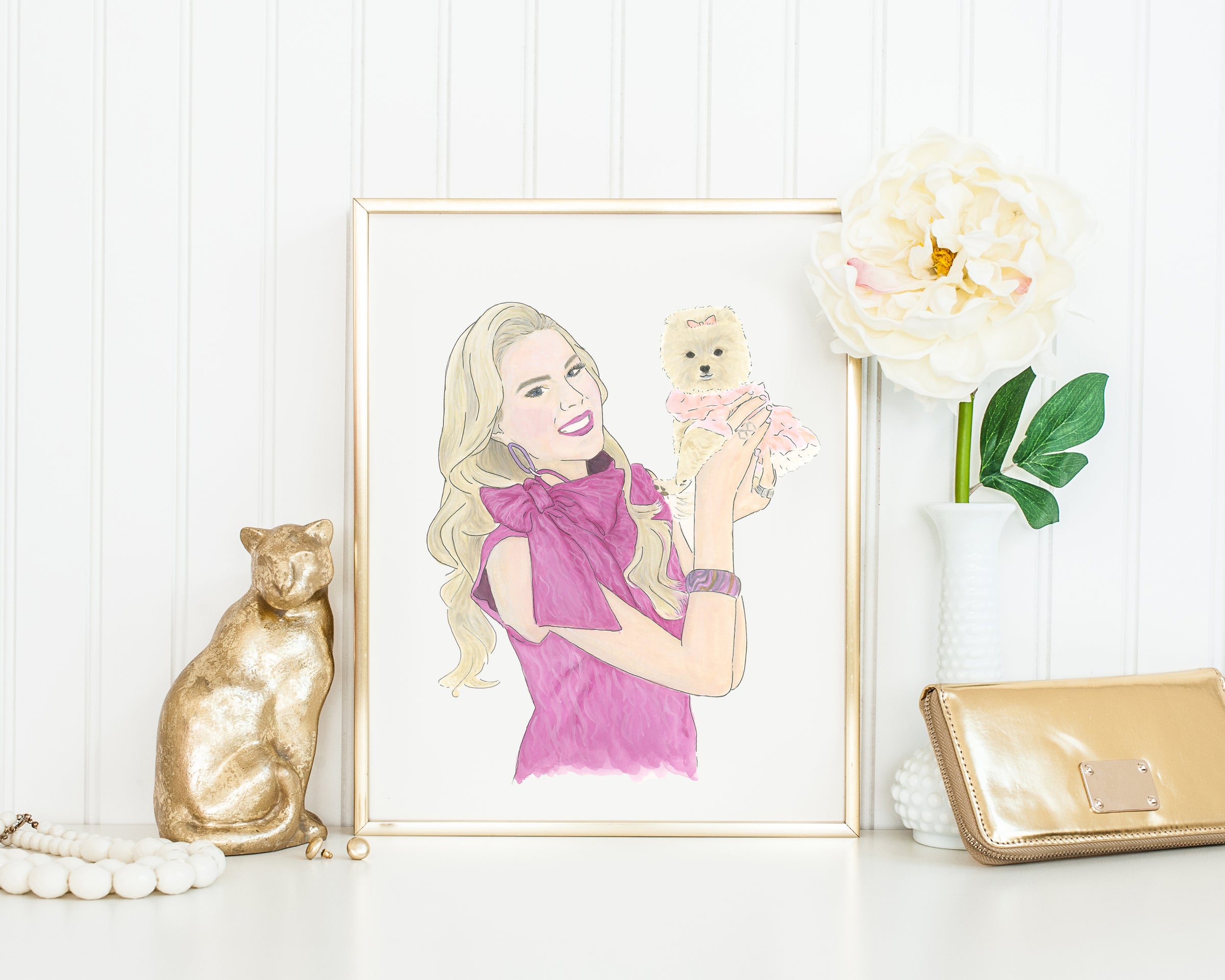 Custom Dog Mom Painting – The Prints Princess