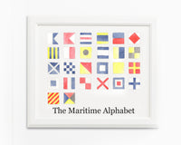 Watercolor Maritime Alphabet Fine Art Prints