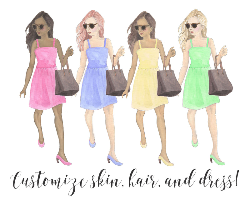 Olivia & The Frenchie (Masked) Flat Cards (set of 10)