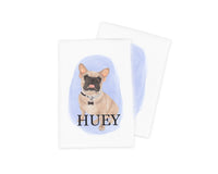 Personalized French Bulldog (Masked) Tea Towel (Set of 2)