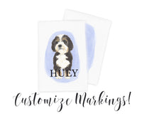 Personalized Bernedoodle Tea Towel (Set of 2)