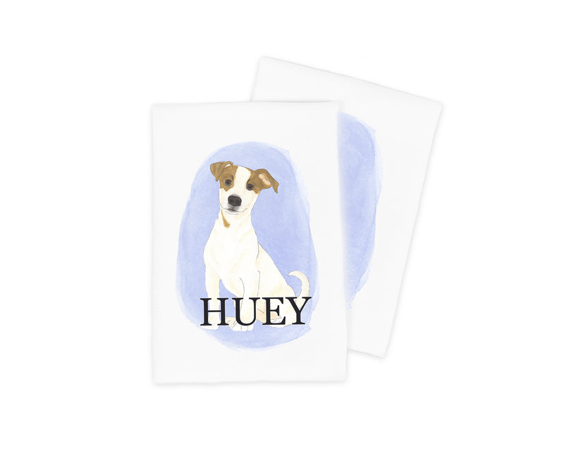 Personalized Jack Russell Terrier Tea Towel (Set of 2)